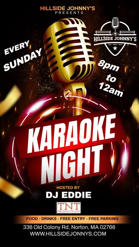 Sunday karaoke after the jam 8 to 12